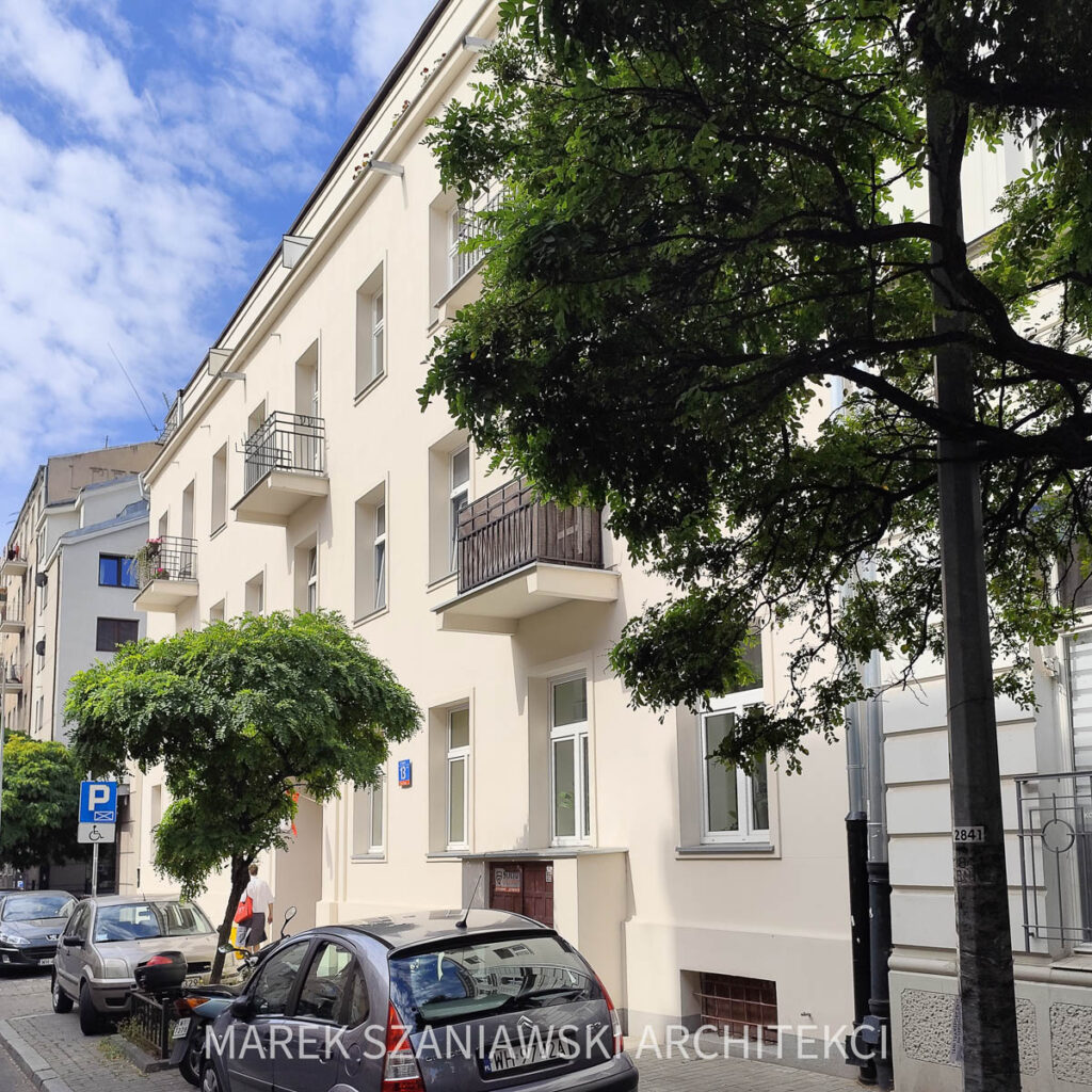 Remont elewacji kamienicy Warszawa