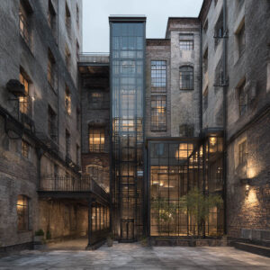 Dobudowa windy w kamienicy Warszawa