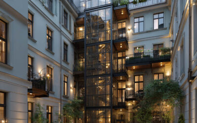 9 Dobudowa windy w kamienicy Warszawa